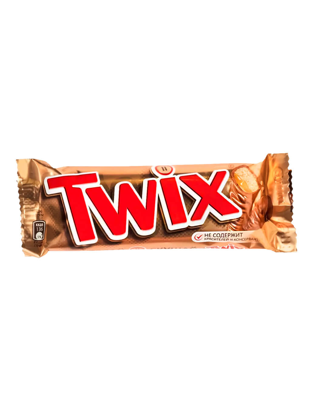 картинка Twix Твикс шоколадный батончик 55 гр
