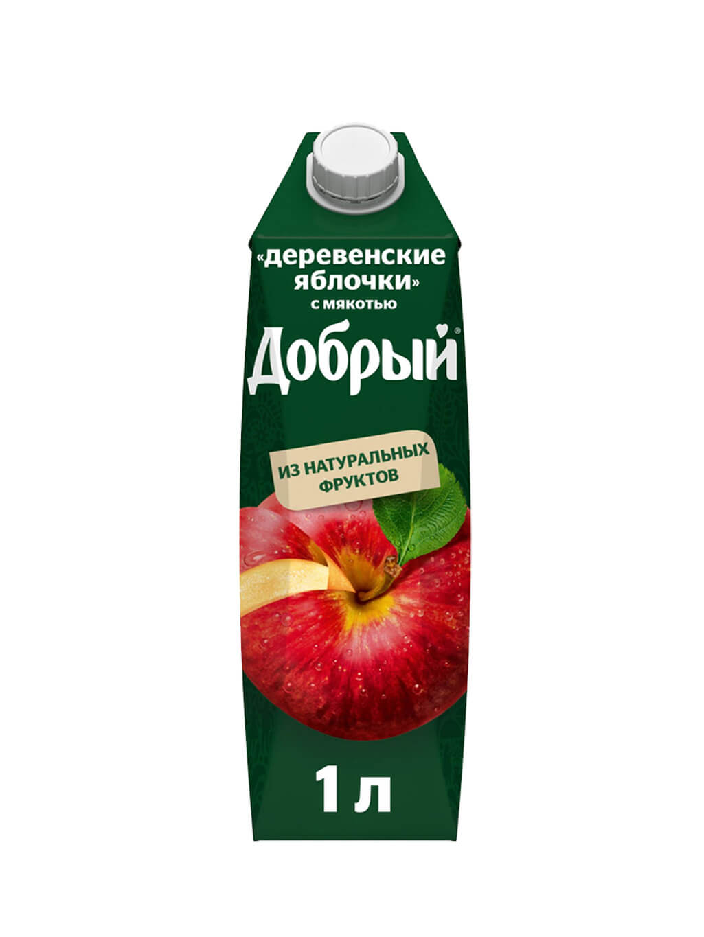 картинка Добрый Нектар Деревенские яблочки т/пак 1 л (12 шт)