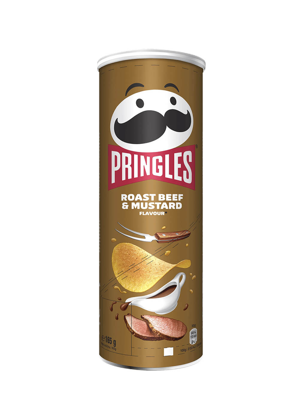 картинка Принглс Pringles чипсы картофельные Roast beef & mustard Ростбиф и горчица 165 гр