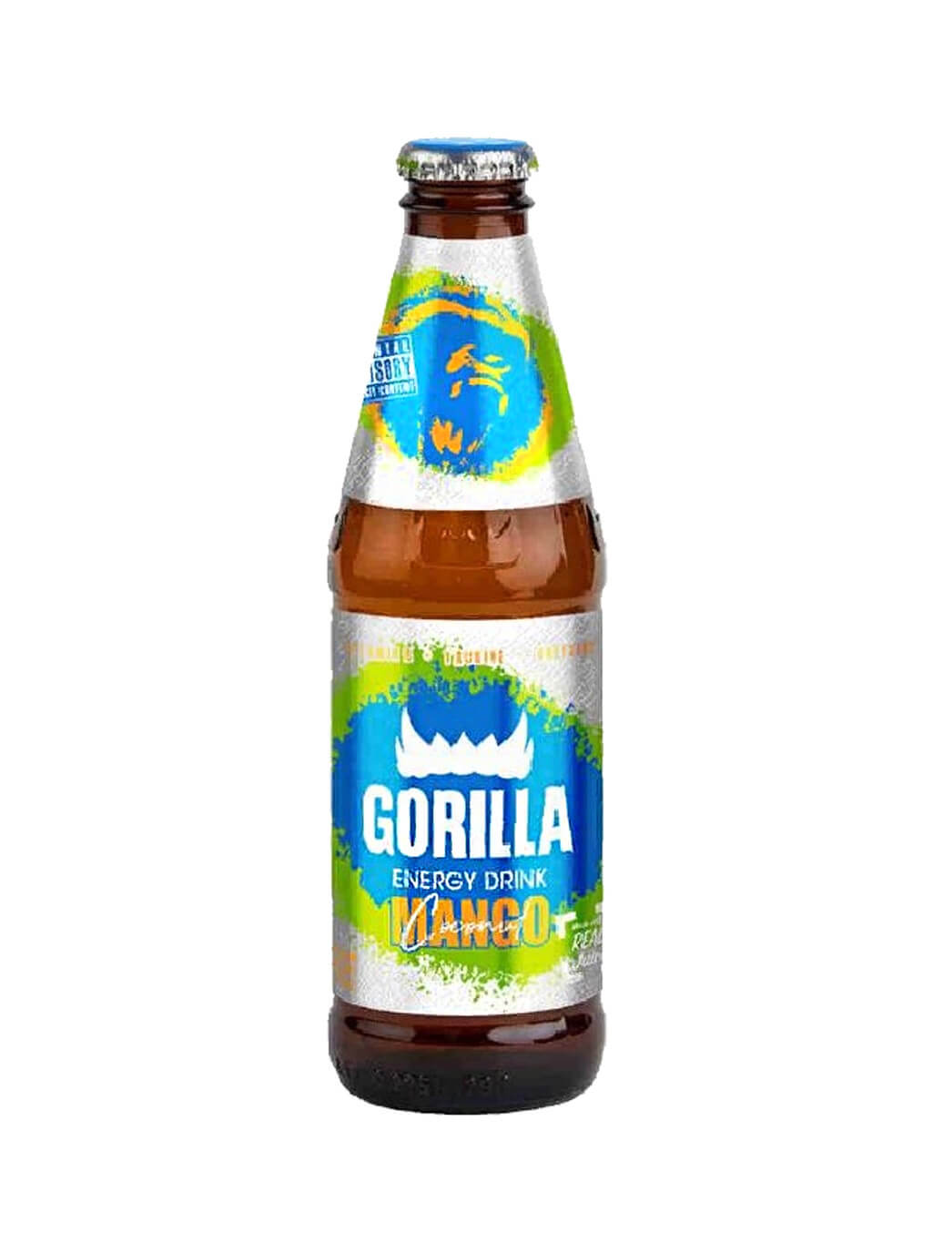 картинка Горилла стекло 275 мл Манго Gorilla Energy Drink Mango энергетический напиток (24 штуки)