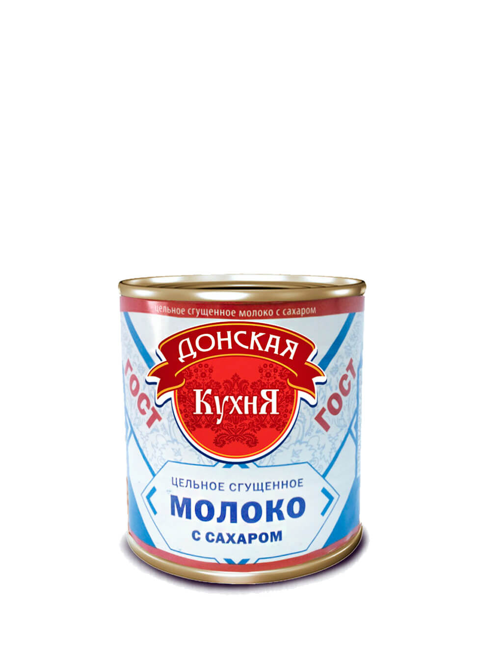 картинка Молоко цельное сгущенное ГОСТ Донская кухня 380гр 8,5% ж/б