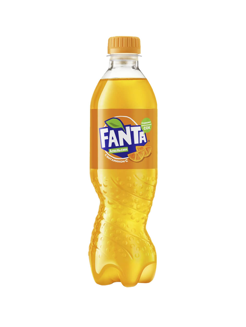 картинка Газированный напиток Fanta Фанта апельсин ПЭТ 0,5 л (24 шт)
