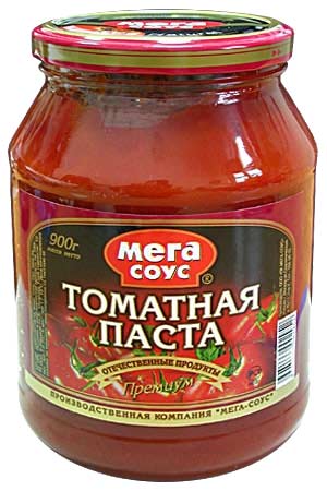 картинка Паста Томатная Мега-Соус Премиум ГОСТ 25%, 450 гр