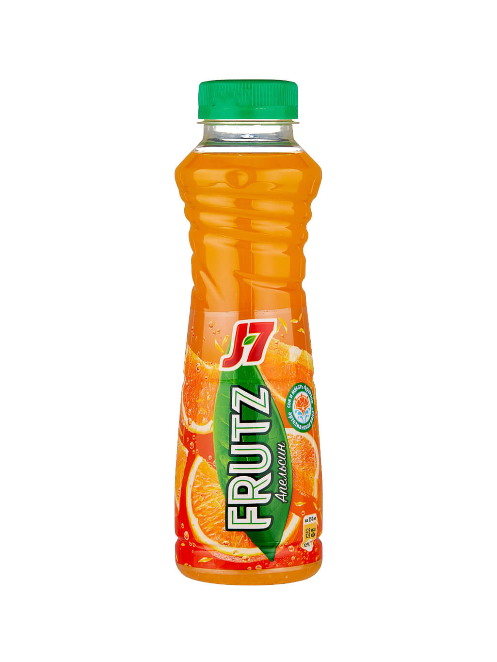 картинка Напиток сокосодержащий J7 Fruitz апельсин с мякотью 385 мл ПЭТ