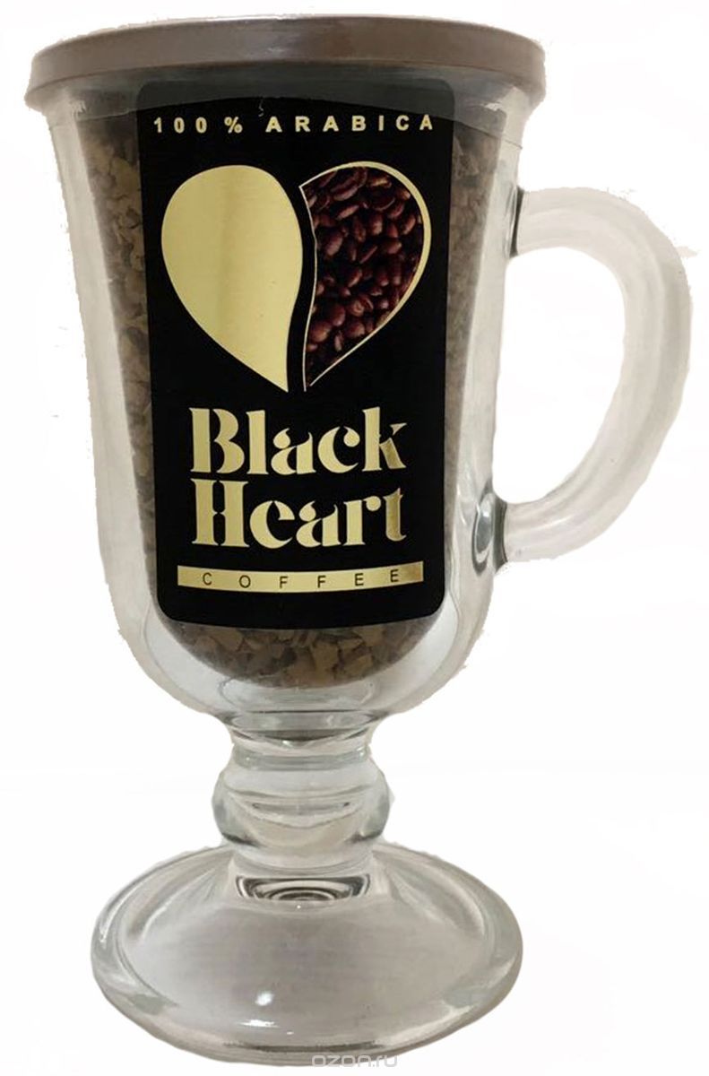 картинка Кофе Black Heart оптом стакан