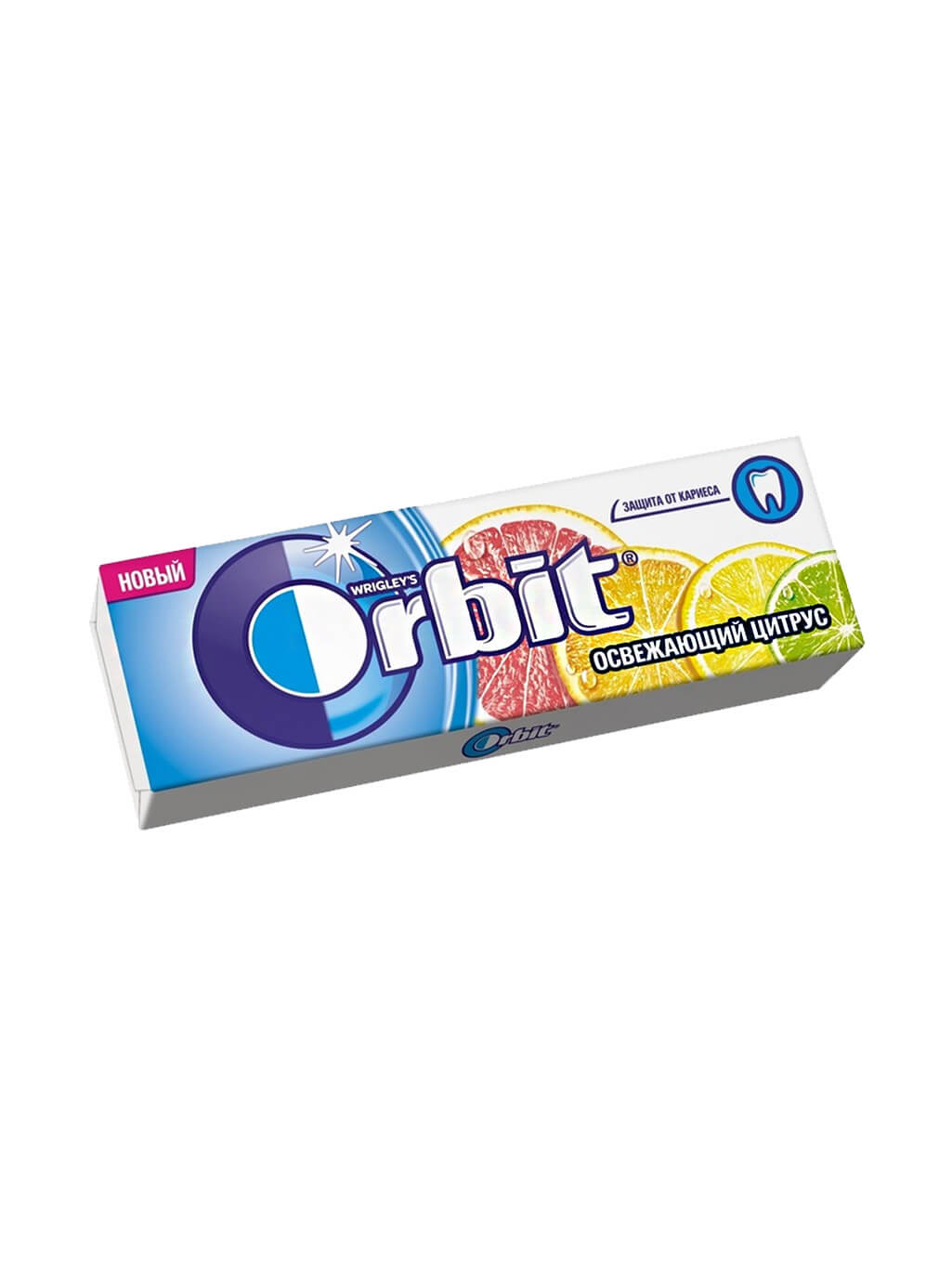 картинка Жевательная резинка Orbit Орбит Освежающий цитрус без сахара 13,6 гр
