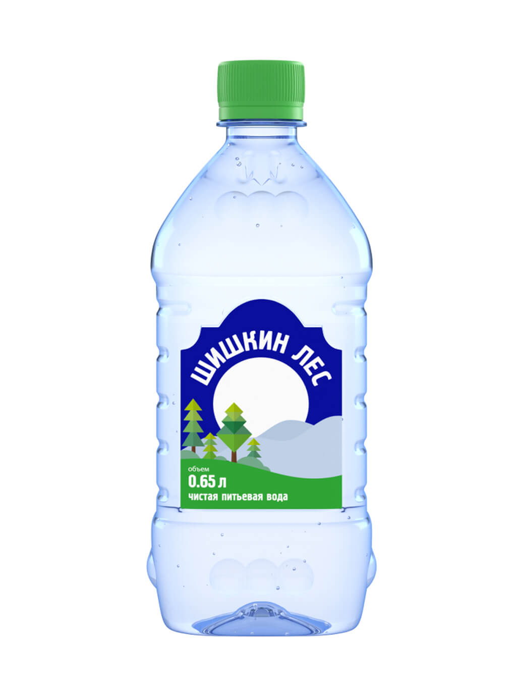 картинка Шишкин лес вода питьевая негазированная 650 мл бутылка ПЭТ