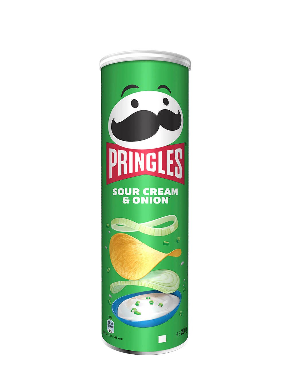 картинка Принглс Pringles чипсы картофельные Sour cream & onion Сметана и лук 200 гр