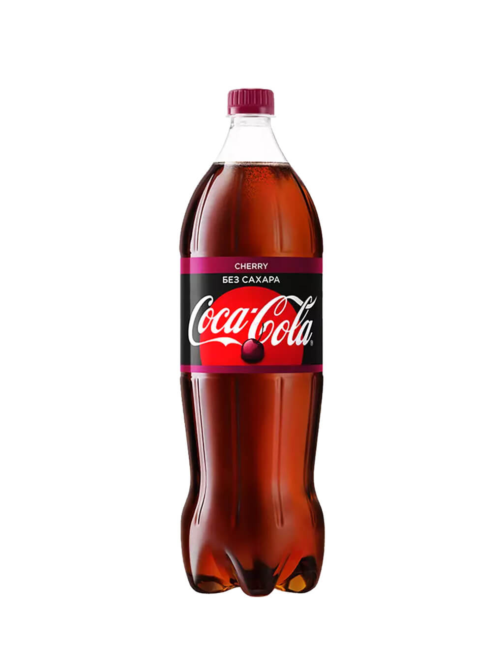 картинка Coca-Cola Cherry Zero Кока-Кола Вишня Зеро ПЭТ 1,5 л газированный напиток (9 шт)