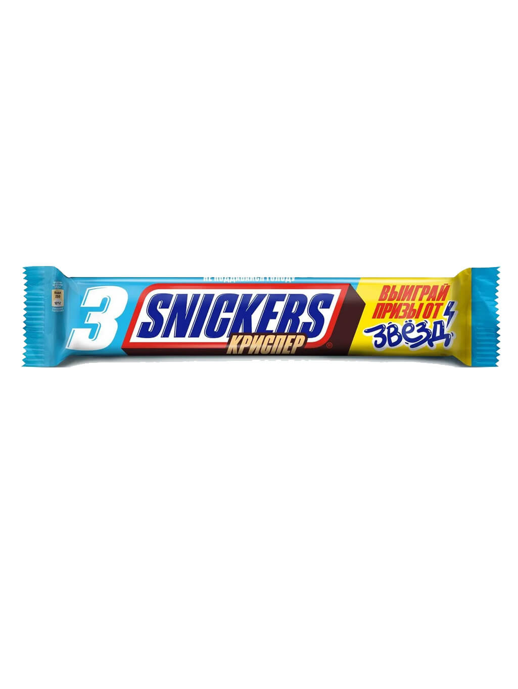 картинка Snickers Сникерс Криспер шоколадный батончик 60 гр
