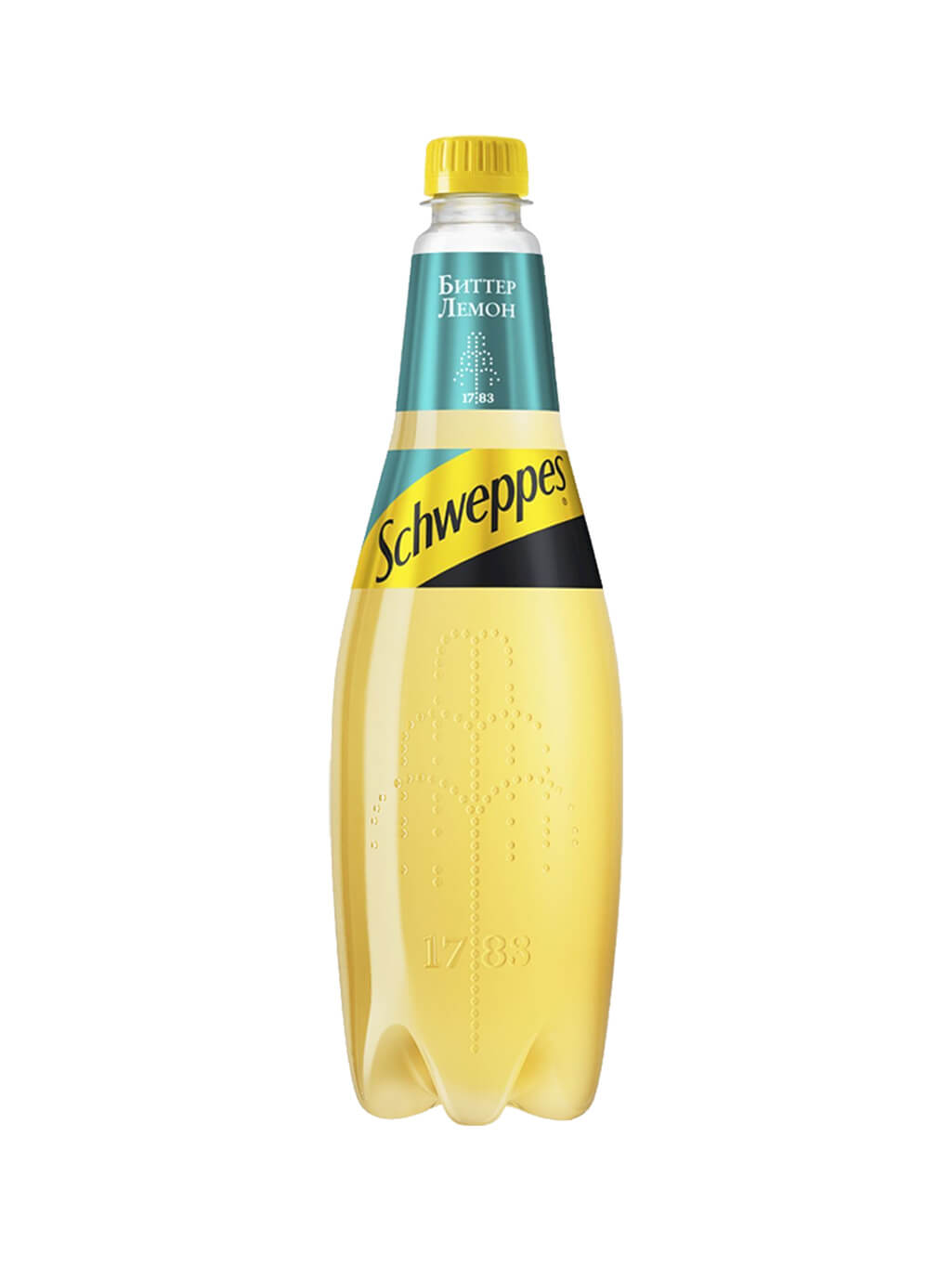 картинка Schweppes Швепс Биттер Лемон напиток сильногазированный ПЭТ 0,9 л (12 шт)