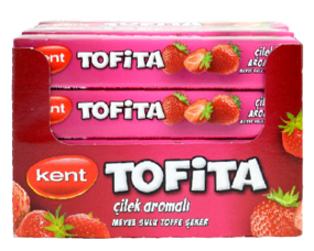 картинка Тофита жевательная конфета со вкусом клубники