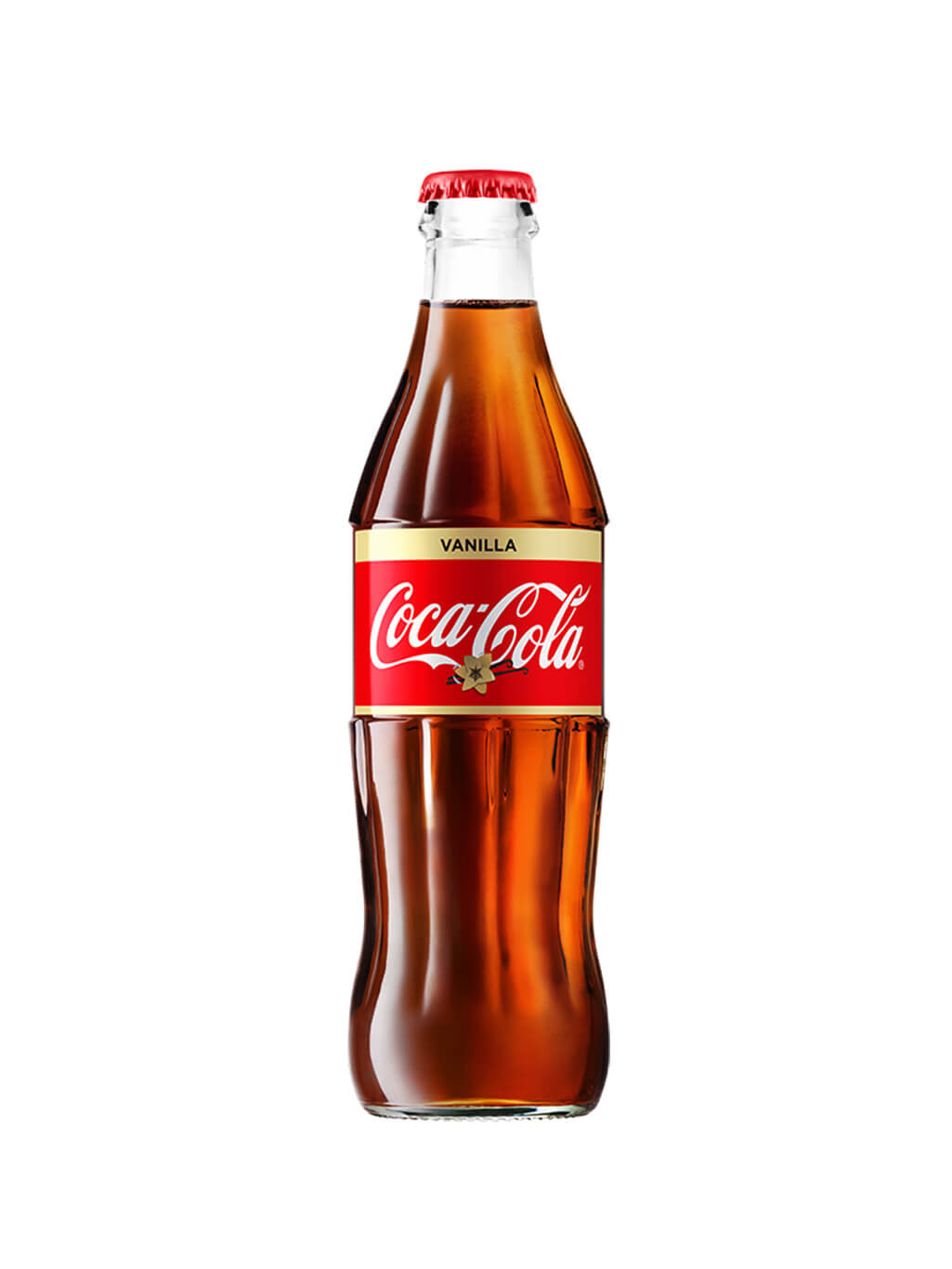 картинка Coca-Cola Vanilla Кока-кола Ванила 0,33 л стекло газированный напиток (12 шт)