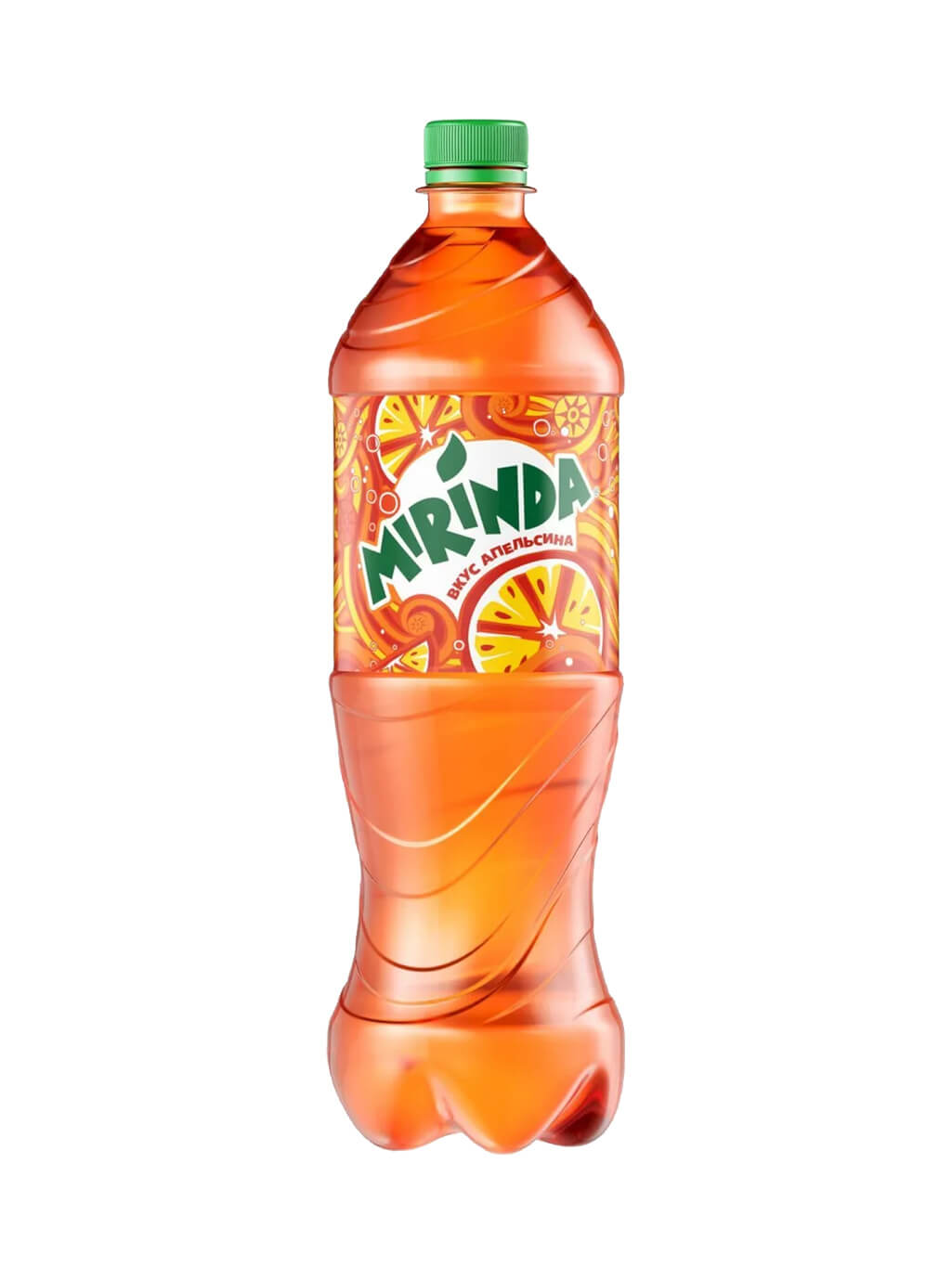 картинка Mirinda Миринда Апельсин напиток сильногазированный 1 л ПЭТ (12 штук)