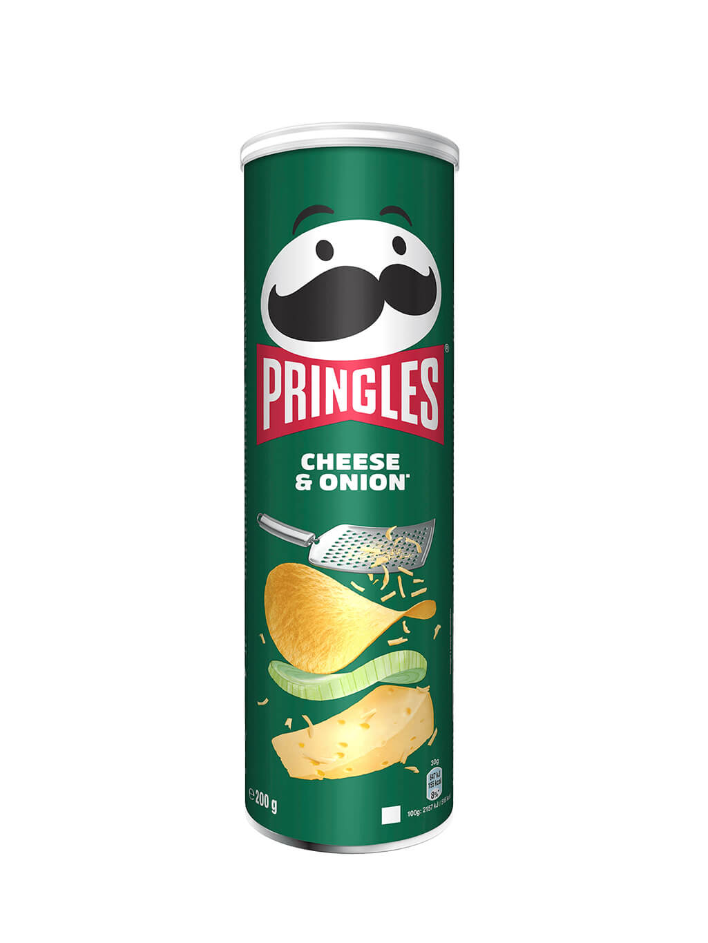 картинка Принглс Pringles чипсы картофельные Cheese & onion Сыр и лук 200 гр