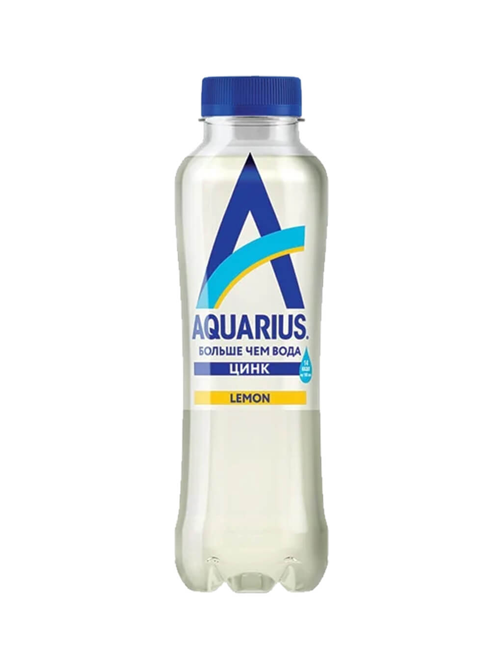 картинка Вода питьевая негазированная Aquarius Lemon Аквариус Лимон обогащенная магнием ПЭТ 0,4 л (12 шт)