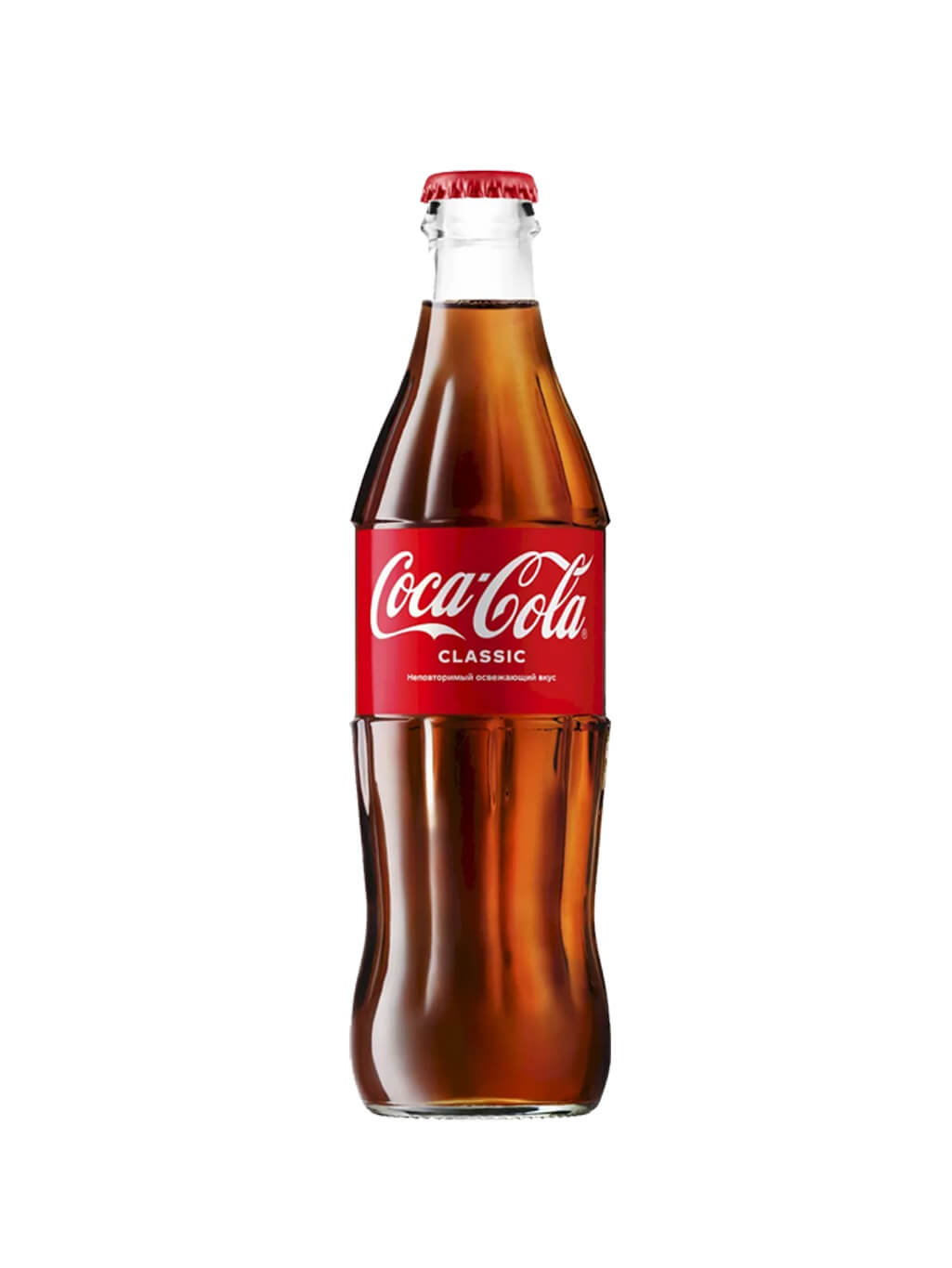 картинка COCA-COLA Кока-Кола стекло 0,33 л газированный напиток (12 шт)