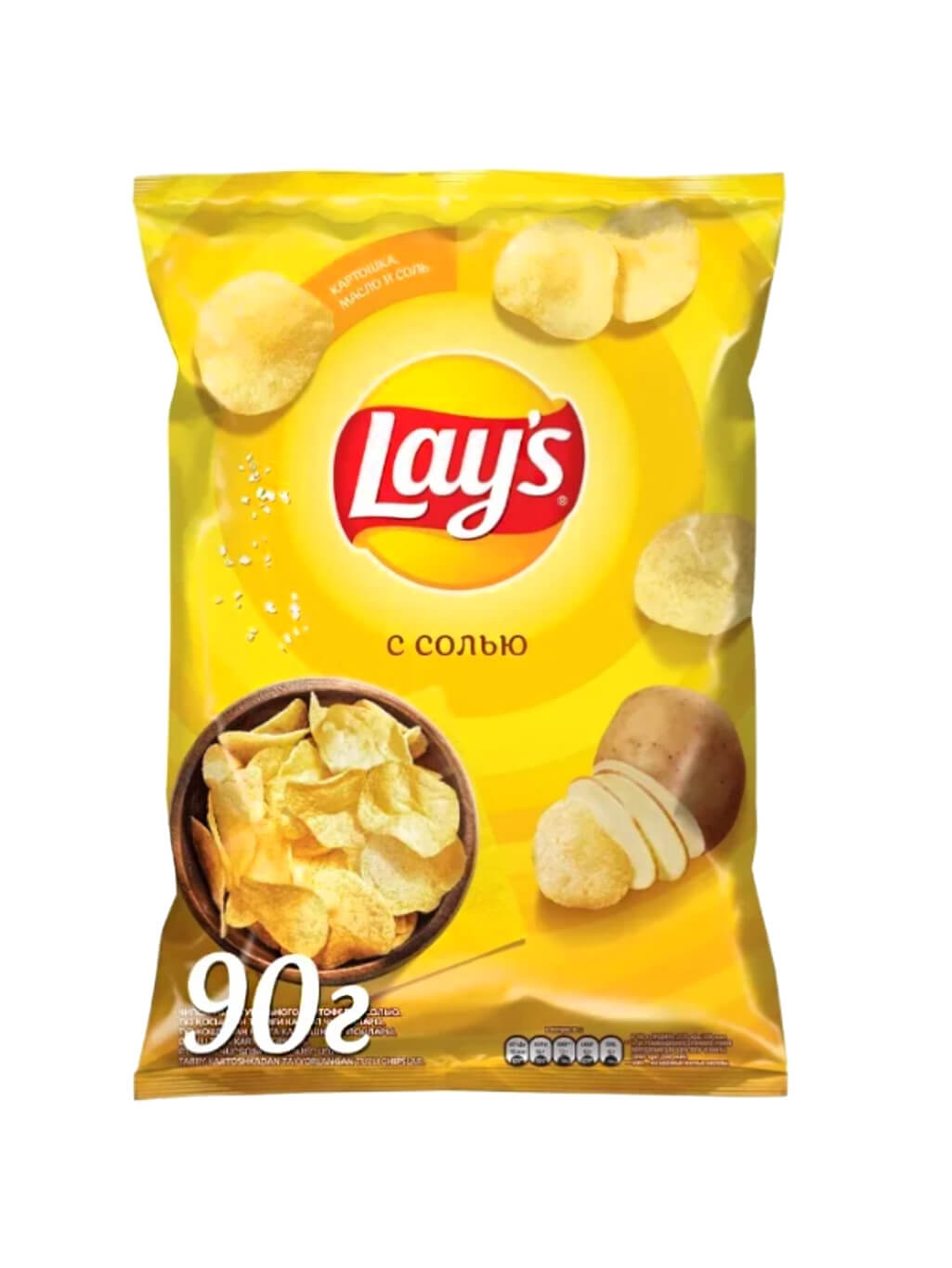 картинка Лэйс Lay's чипсы картофельные С солью 90 гр