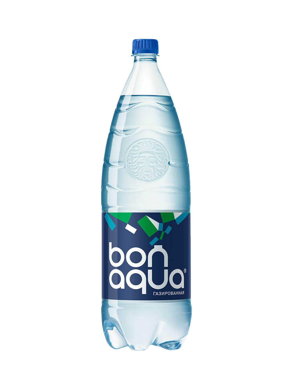 картинка Вода BonAqua Бон Аква чистая питьевая газированная ПЭТ 2 л (6 шт)