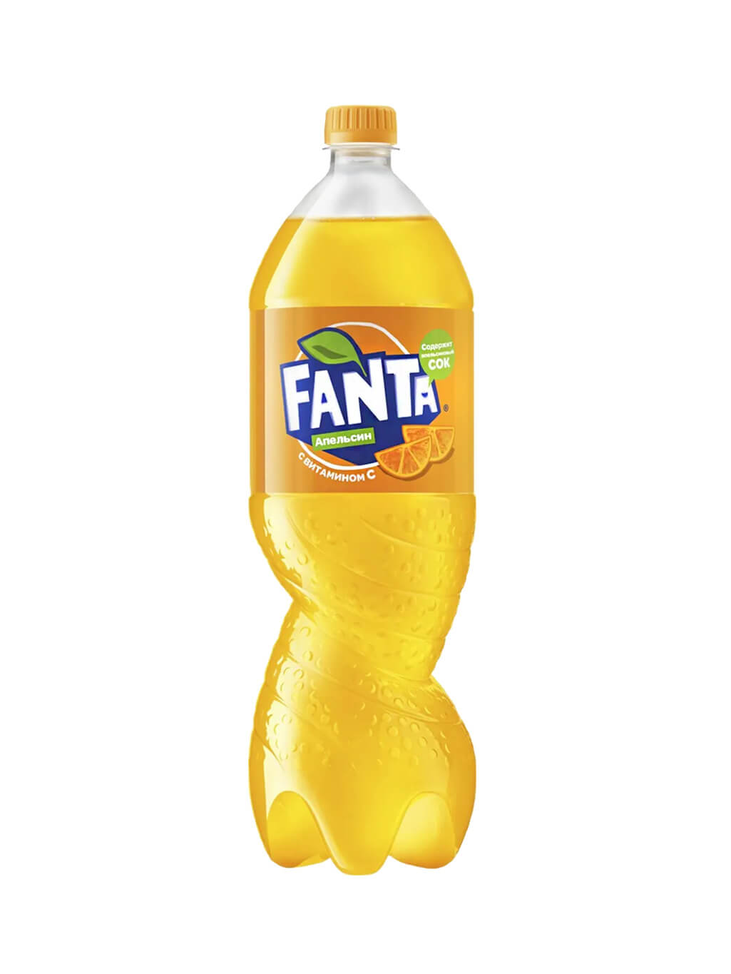 картинка Fanta Фанта апельсин ПЭТ 1,5 л газированный напиток (9 шт)