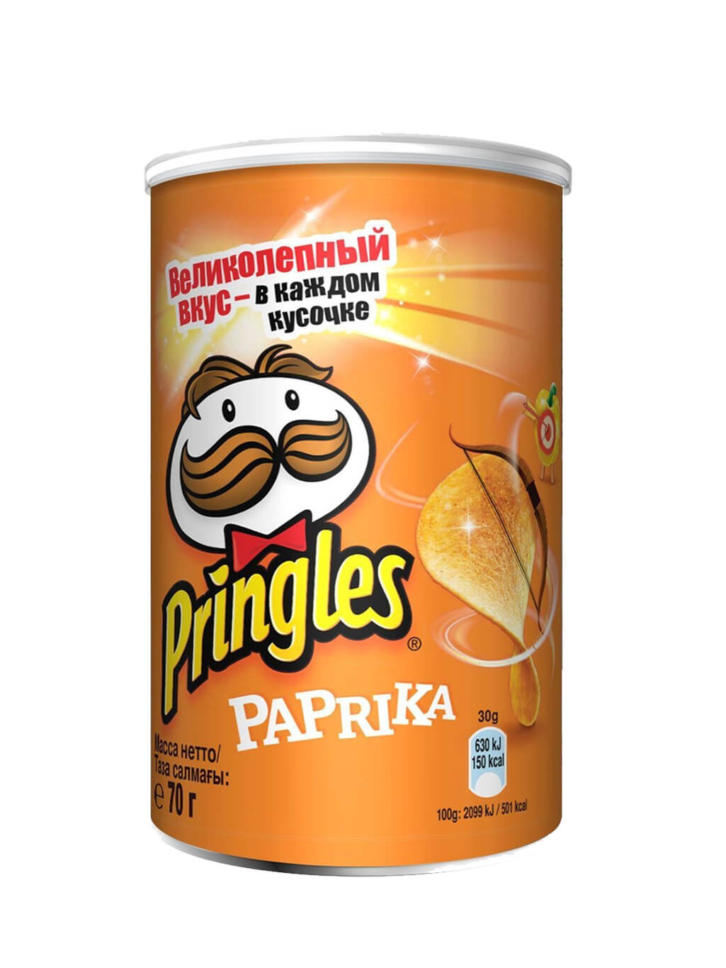 картинка Принглс Pringles чипсы картофельные Paprika Паприка 70 гр