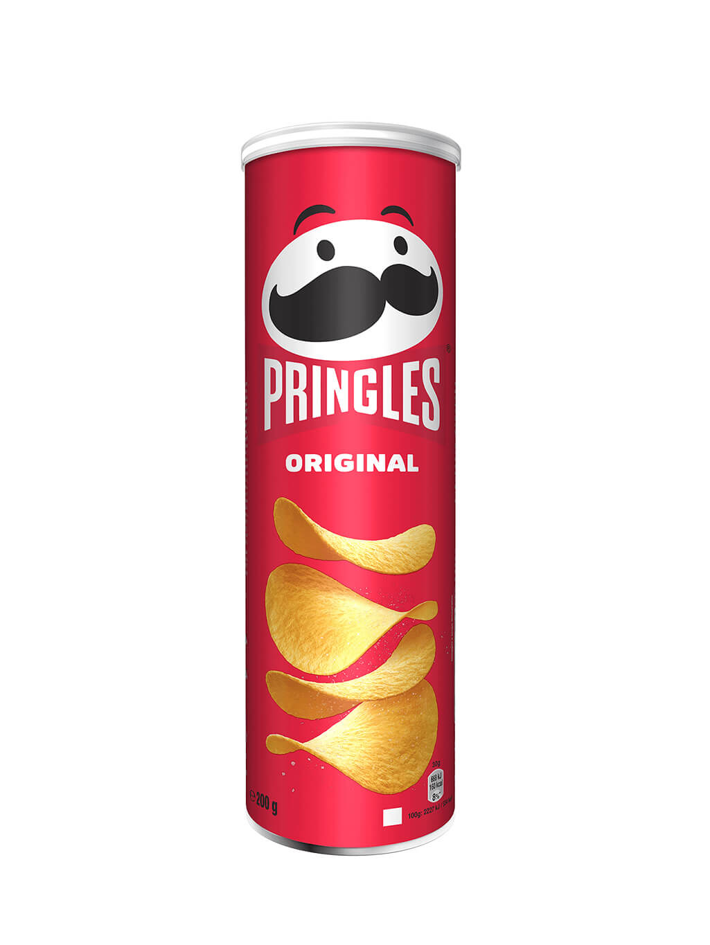 Pringles can and gloves