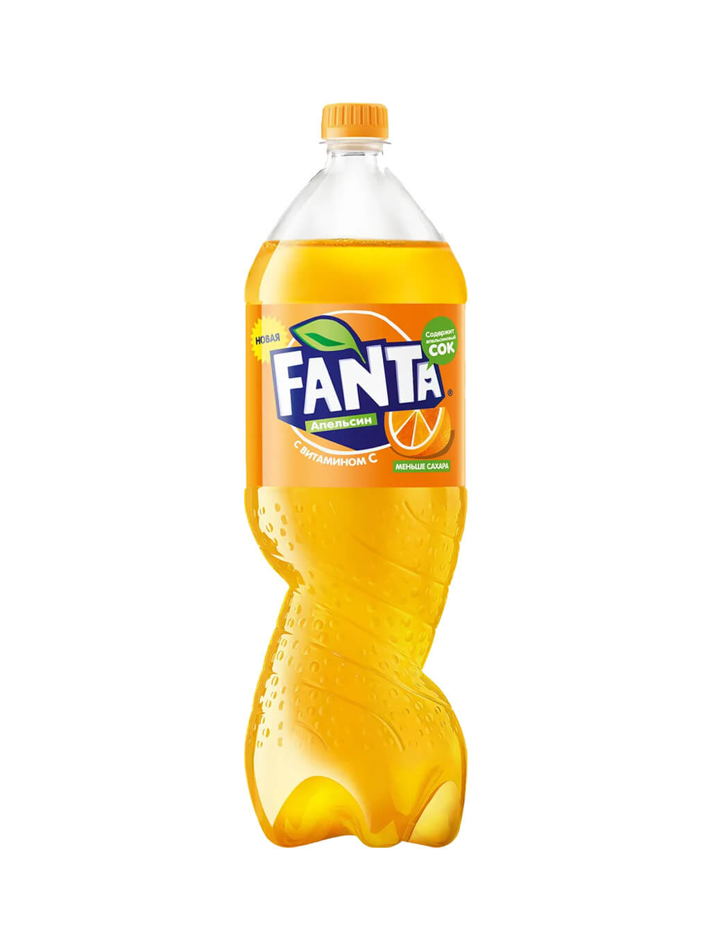 картинка Fanta Фанта апельсин ПЭТ 2 л газированный напиток (6 шт)