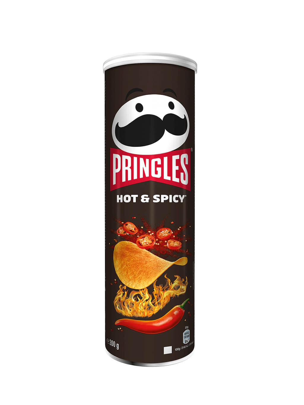 картинка Принглс Pringles чипсы картофельные Hot & Spicy чили перец халапеньо паприка 200 гр