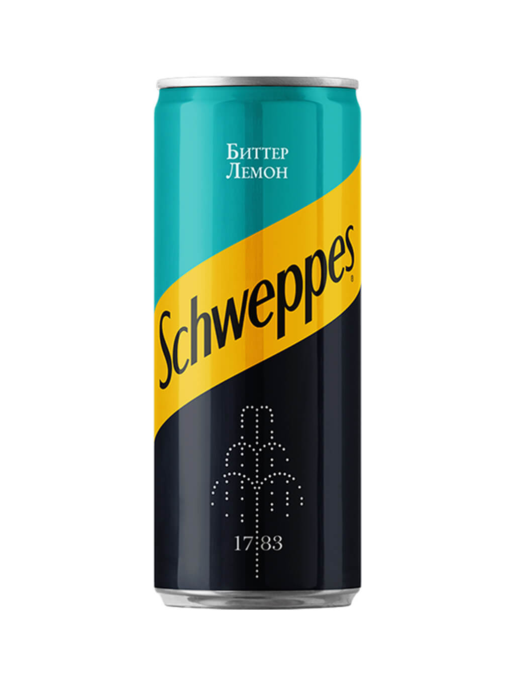картинка Schweppes Швепс Биттер Лемон напиток сильногазированный банка 0,33 л (12 шт)