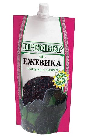 картинка Ягода протертая с сахаром оптом Премьер Ежевика, 500 гр