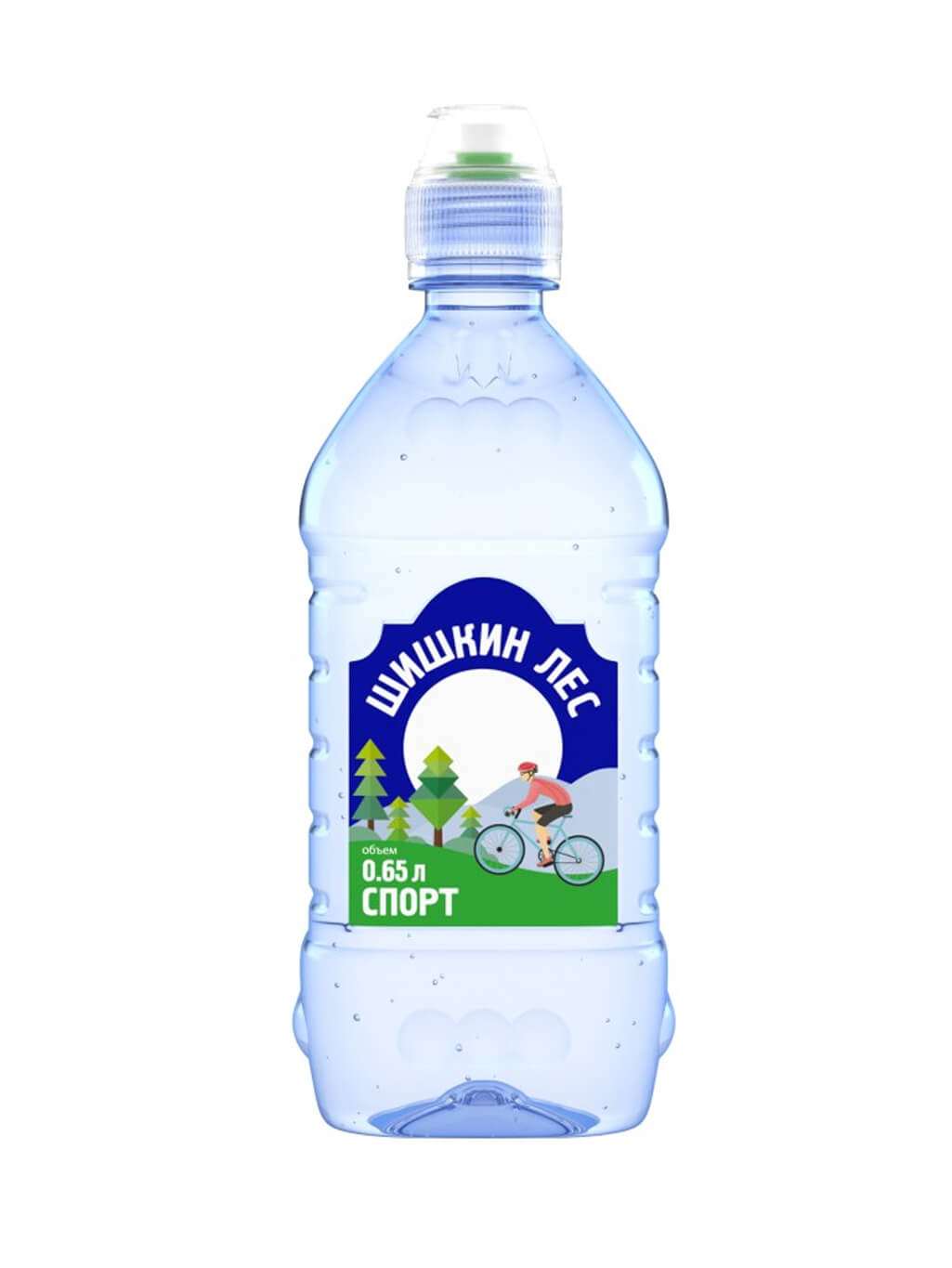 картинка Шишкин лес СПОРТ вода питьевая негазированная 650 мл бутылка ПЭТ