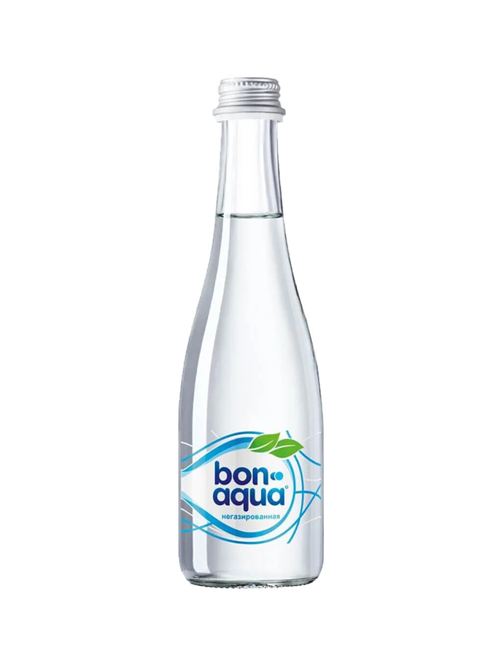 картинка Вода BonAqua Бон Аква чистая питьевая негазированная стекло 0,33 л (12 шт)