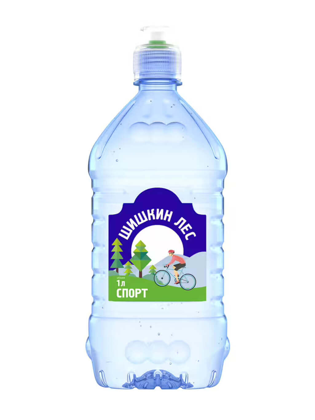 картинка Шишкин лес СПОРТ вода питьевая негазированная 1 л бутылка ПЭТ