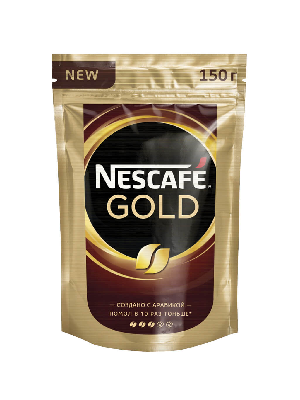 картинка Nescafe Gold Нескафе Голд Кофе сублимированный 150 гр мягкая упаковка