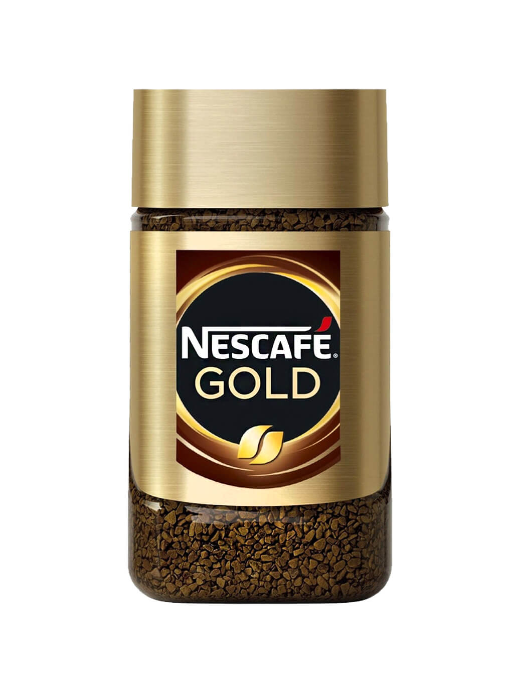 картинка Nescafe Gold Нескафе Голд Кофе растворимый сублимированный 47,5 гр стеклянная банка