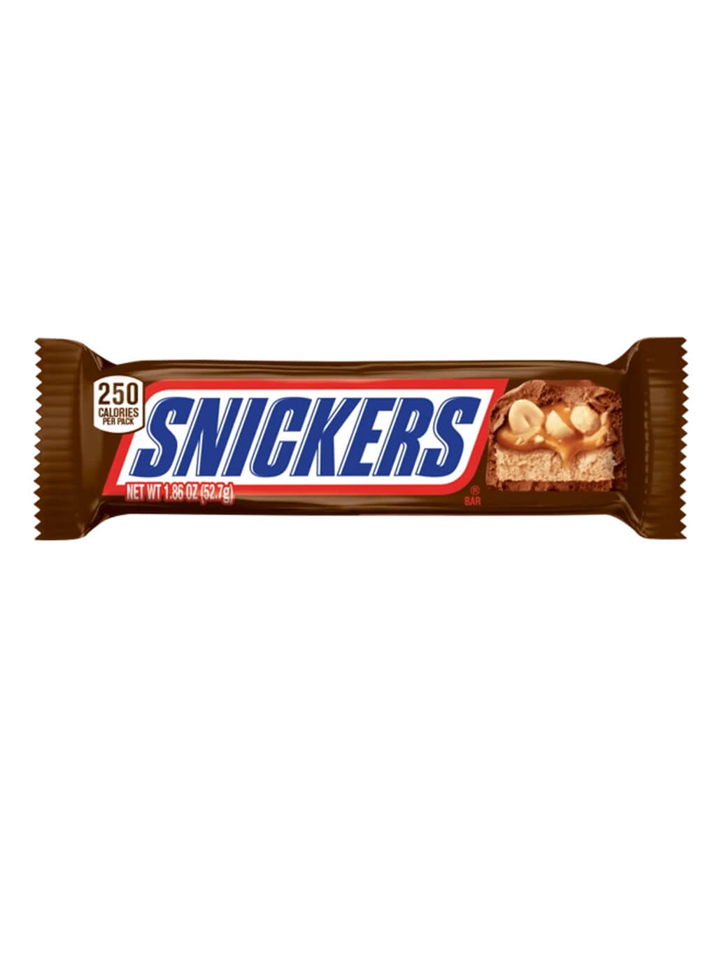 картинка Snickers Сникерс шоколадный батончик 52,7 гр